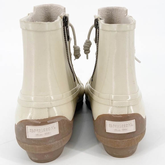 SPERRY Syren Gulf Duck Boot Ivory Size 7 - Picture 4 of 9